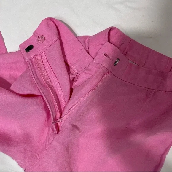 Pink Wide-Leg Pants - Picture 9 of 10